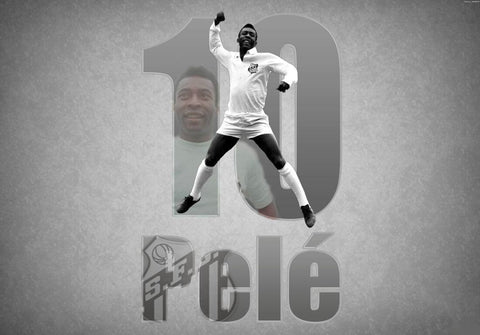 Pele - Football Legend - Poster by Tallenge