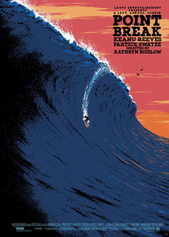 Point Break - Tallenge Hollywood Cult Classics Graphic Movie Poster by Ryan