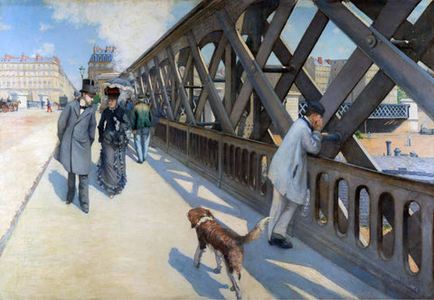 Pont de LEurope - Gustave Caillebotte by Gustave Caillebotte
