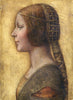 Portrait Of A Young Fiancee - Leonardo Da Vinci - Canvas Prints
