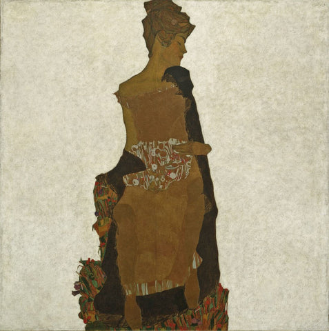 Portrait Of Gerti Schiele - Egon Schiele by Egon Schiele