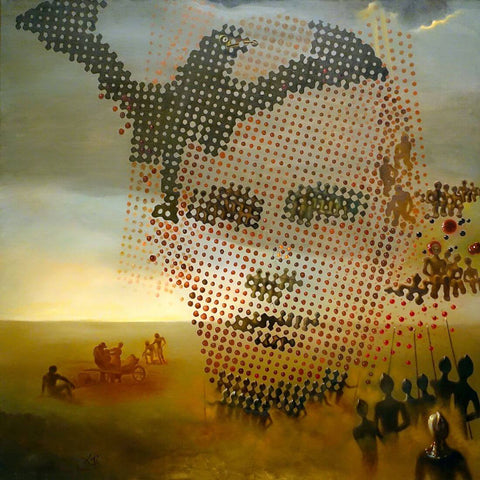 Portrait Of My Dead Brother - Salvador Dalí Art Painting - Canvas Prints by Salvador Dali