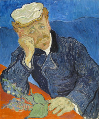 Portrait of Dr. Gachet by Vincent Van Gogh