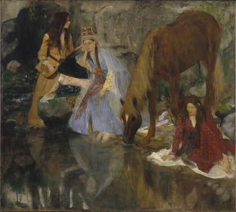 Portrait of Mlle Fiocre in the Ballet La Source by Edgar Degas