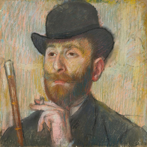 Edgar Degas - Portrait De Zacharian - Portrait Of Zacharian by Edgar Degas