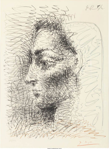 Pablo Picasso - Portrait Of Jacquline - Life Size Posters by Pablo Picasso