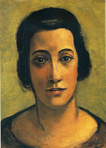 Portrait Of Madame Carco - Canvas Prints by Andre Derain
