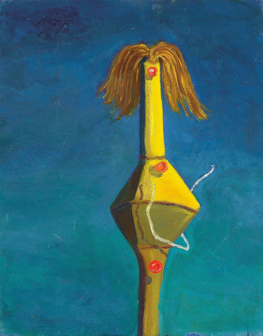 Portrait of Monika- George Condo - Modern Abstract Art Painting - Canvas Prints by George Condo