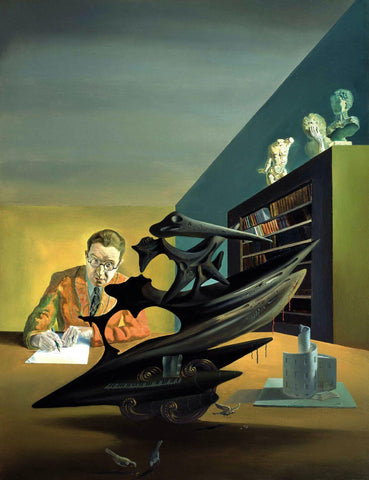 Portrait of Mr. Emilio Terry  (Retrato del Sr. Emilio Terry) - Salvador Dali Painting - Surrealism Art - Canvas Prints by Salvador Dali