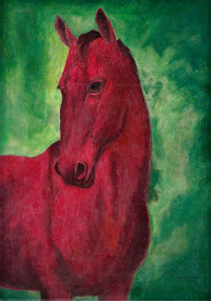 Portrait of Windsor Lad - Race horse of Maharaja of Rajpipla - Amrita Sher-Gil - Art Prints