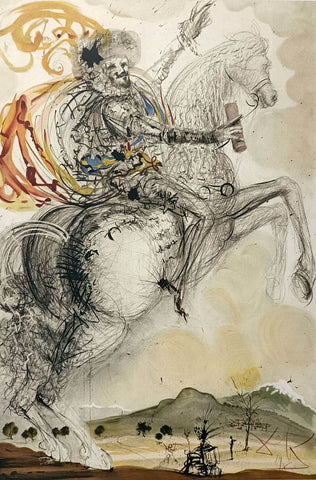 Portrait of the Count Duke of Olivares (Retrato Del Conde Duque De Olivares) - Salvador Dali Painting by Salvador Dali