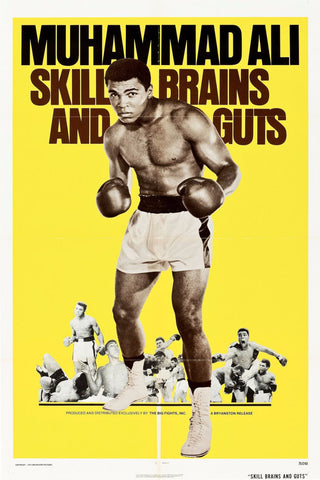 Poster - Muhammad Ali - Skill Brains And Guts by Sina Irani