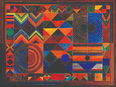 Prakriti - Canvas Prints by Sayed Haider Raza