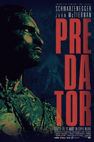 Predator - Arnold Schwarzenegger - Tallenge Hollywood Action Movie Poster Collection - Canvas Prints by Tim