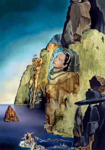 Princess Artchild Gourielli-Helena Rubinstein, 1943(Princesa Artchild Gourielli-Helena Rubinstein, 1943) - Salvador Dali Painting - Surrealism Art - Canvas Prints by Salvador Dali