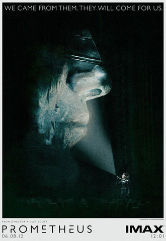 Prometheus - Noomi Rapace- Hollywood Science Fiction English Movie Poster - Large Art Prints by Lan