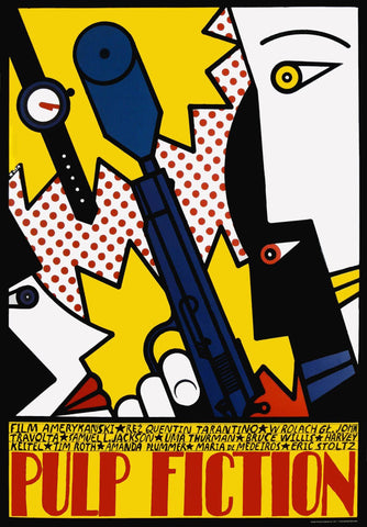 Pulp Fiction - Pop Art - Tallenge Quentin Tarantino Hollywood Movie Poster Collection - Canvas Prints by Joel Jerry