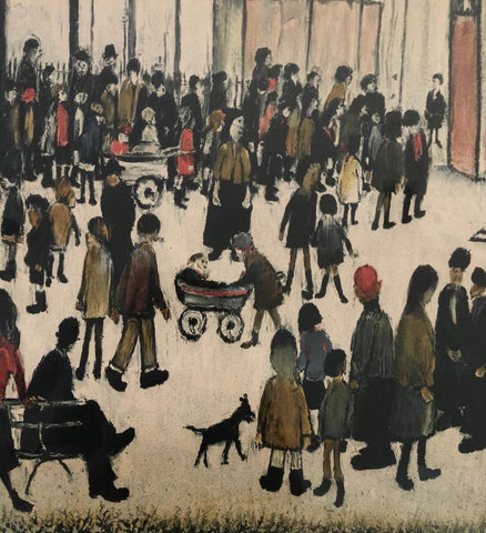Punch and Judy by L S Lowry
