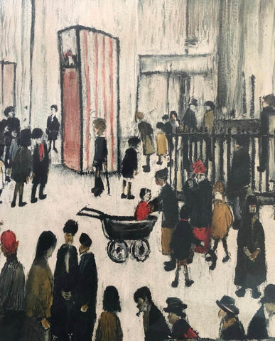Punch and Judy 2 - Canvas Prints by L S Lowry