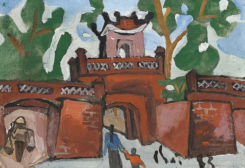 Quan Chuong Gate, Hanoi C?ng Quan Chu?ng, Hà N?i) - Canvas Prints by Bui Xuan Phai