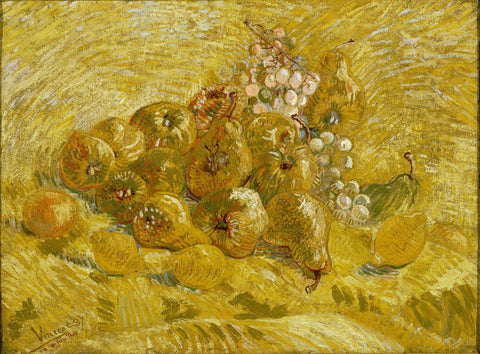 Quinces, Lemons, Pears and Grapes by Vincent Van Gogh