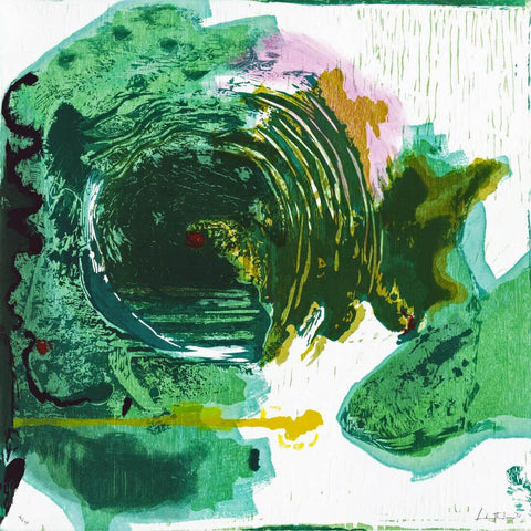 Radius - Helen Frankenthaler - Abstract Expressionism Painting by Helen Frankenthaler