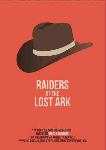 Raiders of The Lost Ark - Tallenge Hollywood Steven Spielberg Movie Poster Collection - Art Prints by Tim