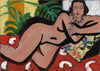 Reclining Nude With Blue Eyes - Henri Matisse - Neo-Impressionist Art Painting - Life Size Posters