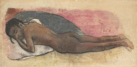Reclining Nude - Posters by Paul Gauguin