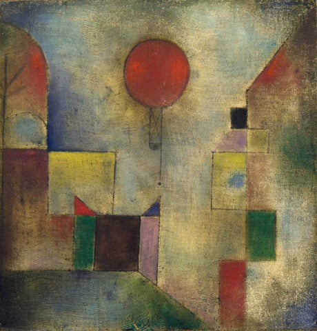 Red Balloon (Roter Ballon) by Paul Klee