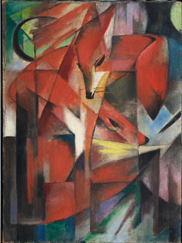 Red Fox - Posters by Franz Marc