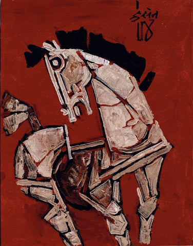 Regal Horse - Maqbool Fida Husain - Large Art Prints