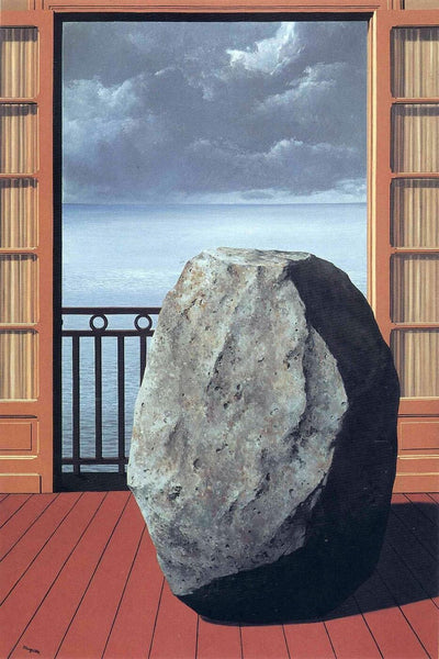 Invisible world (Le monde invisible ) - René Magritte - Framed Prints