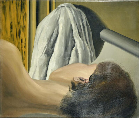 The trial of sleep (Lépreuve du sommeil) – René Magritte Painting – Surrealist Art Painting by Rene Magritte