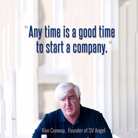 Ron Conway - SV Angel Founder - Any Time Is A Good Time To Start A Company - Canvas Prints by William J. Smith