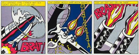 As I Opened Fire - Roy Lichtenstein by Roy Lichtenstein