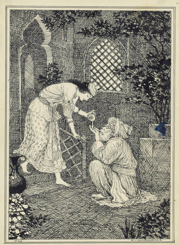 Rubaiyat Of Omar Khayyam 5 - M V Dhurandhar - Indian Masters Artwork by M. V. Dhurandhar