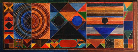 Prakriti - Detail H - Canvas Prints by Sayed Haider Raza