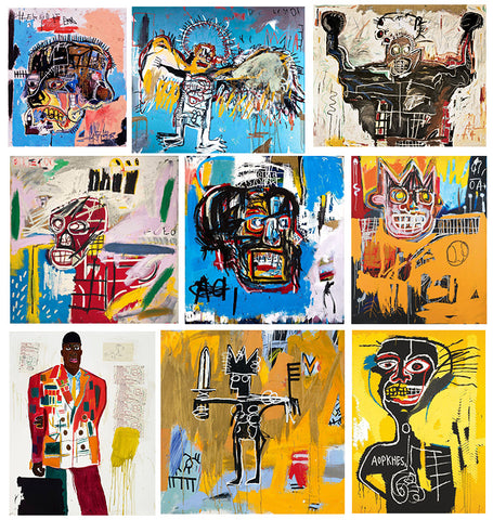 Jean-Michel Basquiat - Set of 10 Poster Paper - (12 x 17 inches)each by Jean-Michel Basquiat