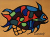 Sacred Trout With Eggs - Norval Morrisseau - Contemporary Indigenous Art Painting - Art Prints