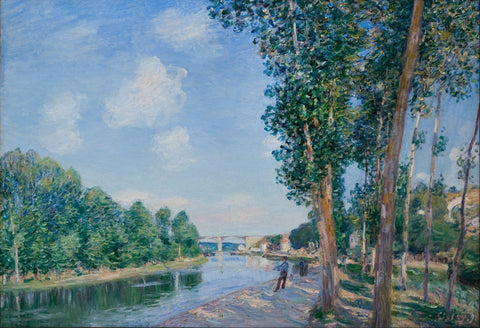 Saint-Mammès. June Sunshine by Alfred Sisley