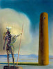 The Knight At The Tower, 1932 (El caballero de la torre, 1932) - Salvador Dali Painting - Surrealism Art - Posters