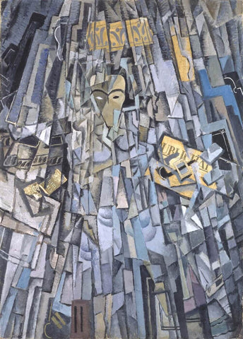 Salvador Dalí - Cubist Self-Portrait by Salvador Dali