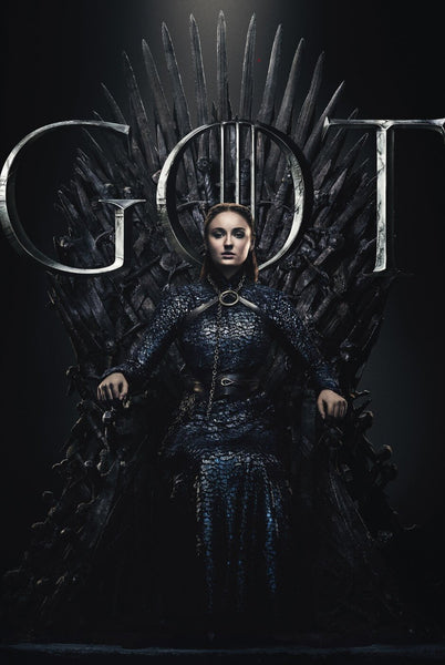 Sansa Stark - Iron Throne - Art From Game Of Thrones - Life Size Posters