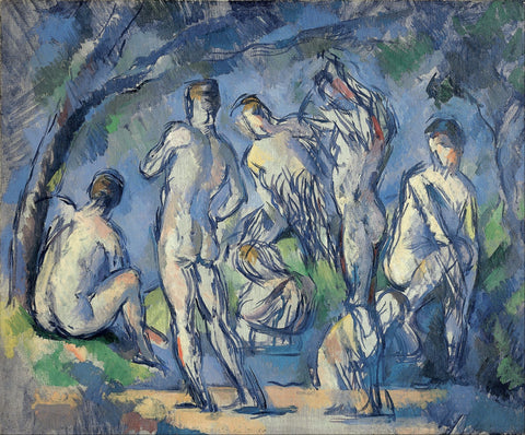 Seven Bathers by Paul Cézanne