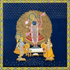 Shrinathji Darshan - Kirshna Pichwai Art Painting - Posters