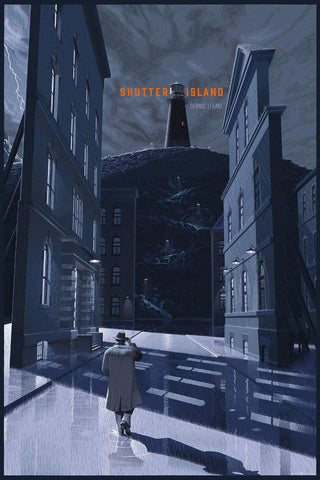 Shutter Island - Leonardo Di Caprio - Martin Scorsese Hollywood English Movie Poster by Martin