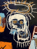 Skull With Halo - Jean-Michel Basquiat - Neo Expressionist Painting - Art Prints