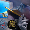 Smoker Pierrot and Columbine Blue Sky (Fumadora Pierrot y cielo azul colombino) - Salvador Dali Painting - Surrealism Art - Art Prints