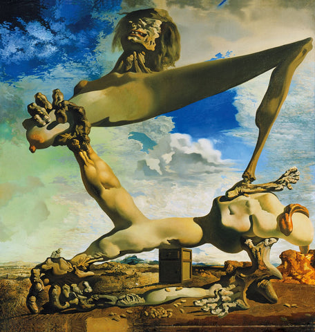 Soft Construction with Boiled Beans - Posters by Salvador Dali